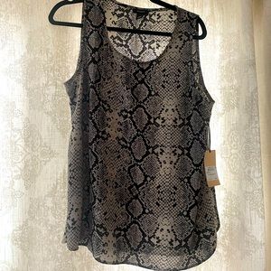 Flowy Snakeskin tank